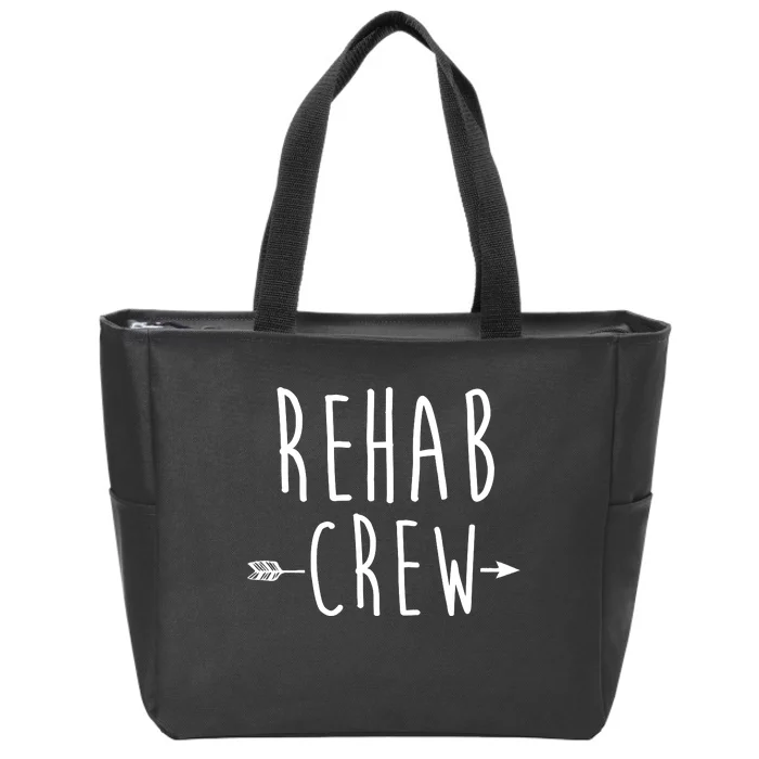 Rehab Crew Zip Tote Bag