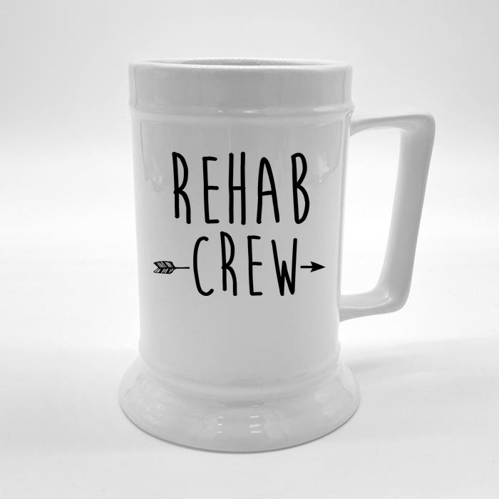 Rehab Crew Front & Back Beer Stein