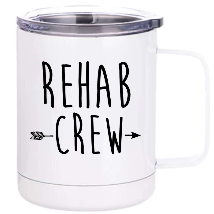 Rehab Crew Front & Back 12oz Stainless Steel Tumbler Cup