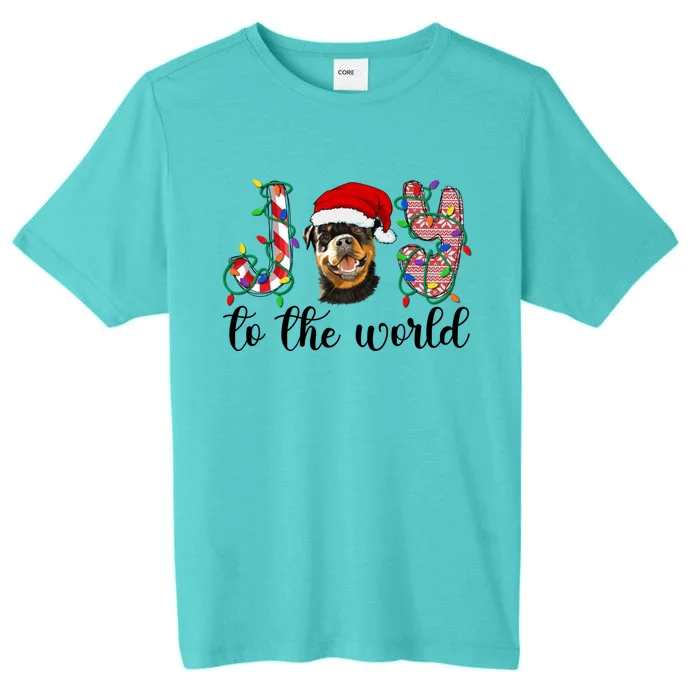 Rottweiler Christmas Rottie Xmas Party Rottweiler Cute Gift ChromaSoft Performance T-Shirt