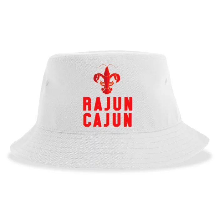 Rajun Cajun Red Hot Crawfish Boil Party Festival Sustainable Bucket Hat