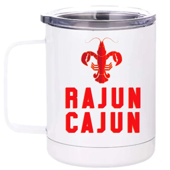 Rajun Cajun Red Hot Crawfish Boil Party Festival Front & Back 12oz Stainless Steel Tumbler Cup