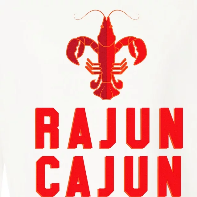 Rajun Cajun Red Hot Crawfish Boil Party Festival Cropped Pullover Crew