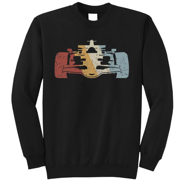 Racing Car Retro Style Vintage Tall Sweatshirt