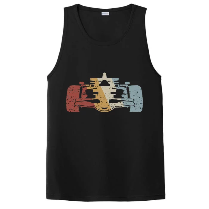 Racing Car Retro Style Vintage Performance Tank