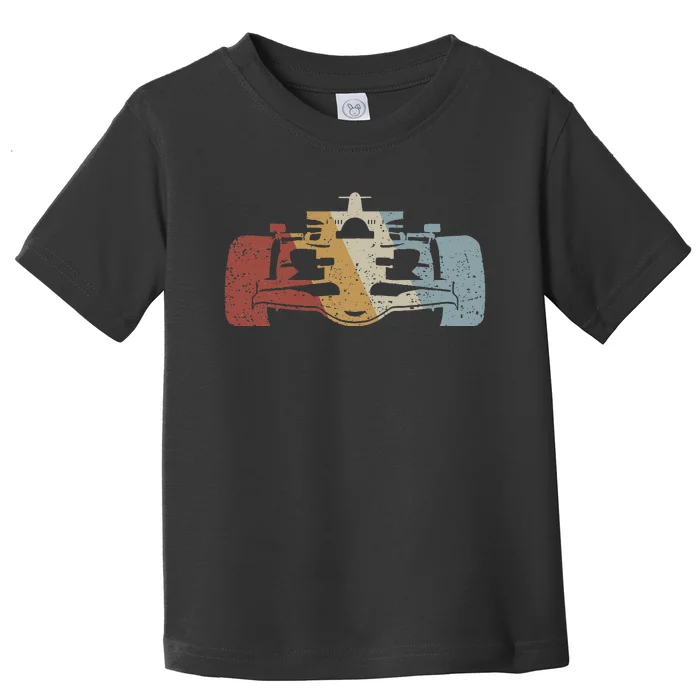 Racing Car Retro Style Vintage Toddler T-Shirt