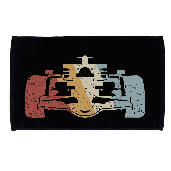 Racing Car Retro Style Vintage Microfiber Hand Towel