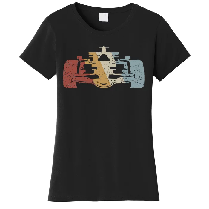 Racing Car Retro Style Vintage Women's T-Shirt