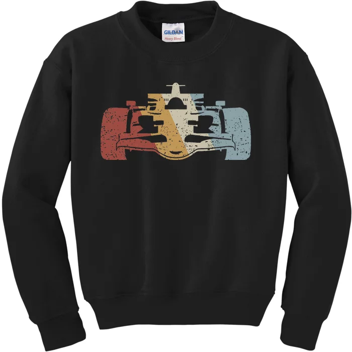 Racing Car Retro Style Vintage Kids Sweatshirt