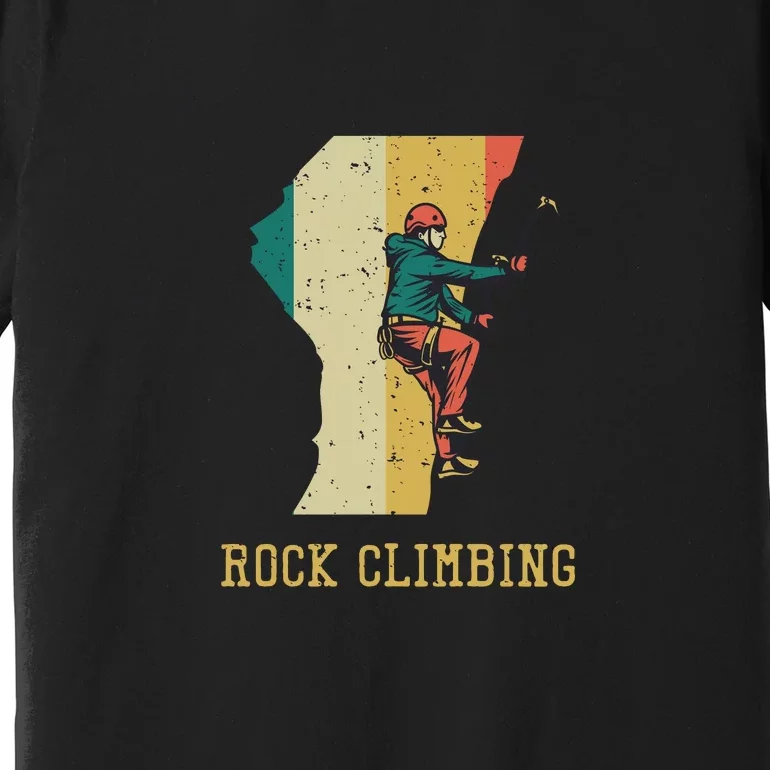 Rock Climbing Premium T-Shirt