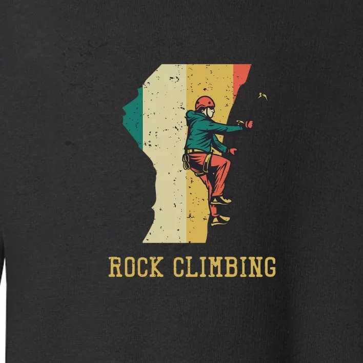 Rock Climbing Toddler Sweatshirt