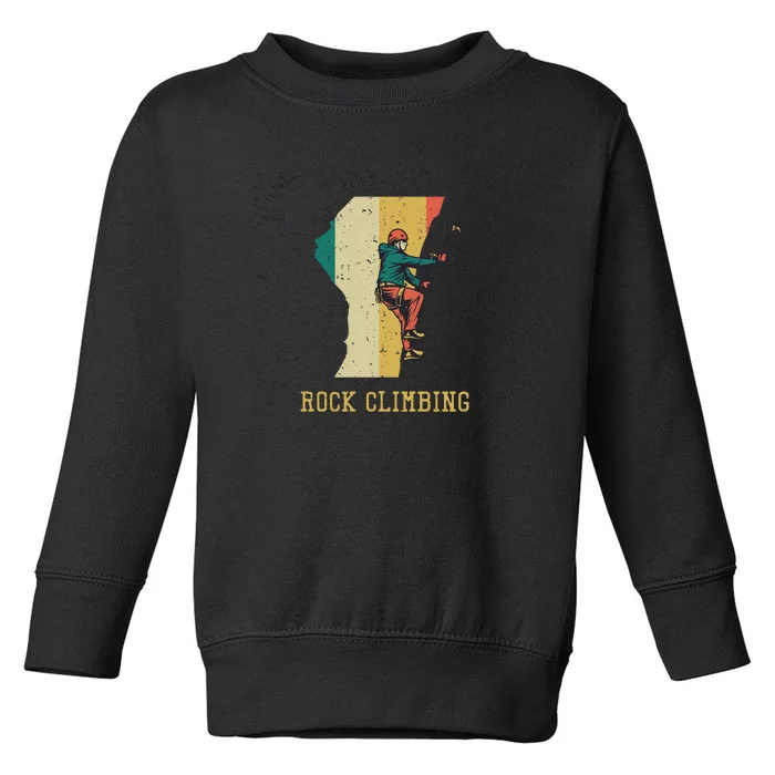 Rock Climbing Toddler Sweatshirt