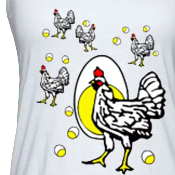 Roseanne Chicken Ladies Essential Flowy Tank