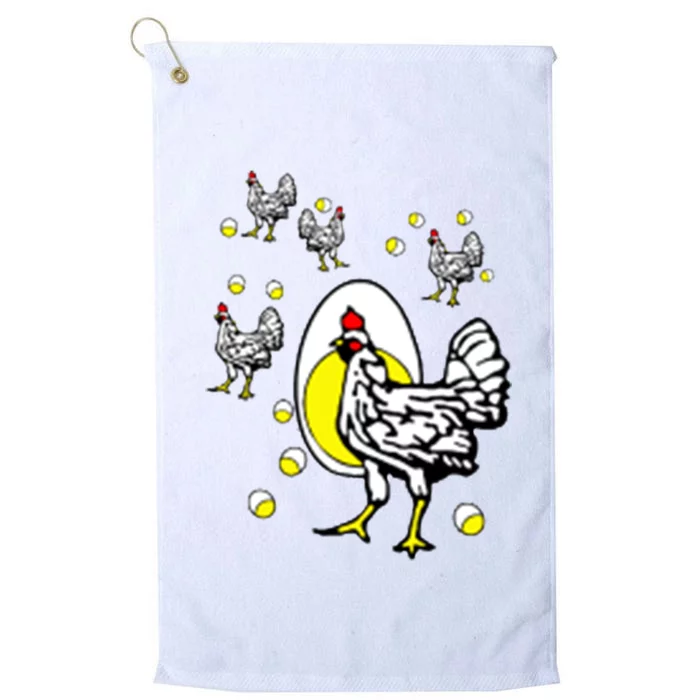 Roseanne Chicken Platinum Collection Golf Towel