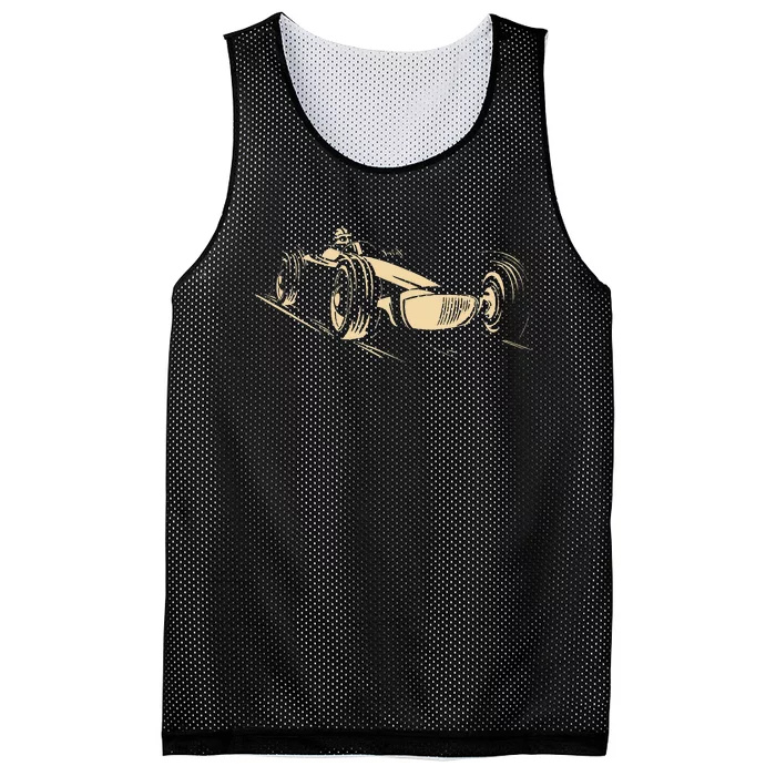 Race Car Racing Sports Auto Racer Vintage Cool Mesh Reversible Basketball Jersey Tank