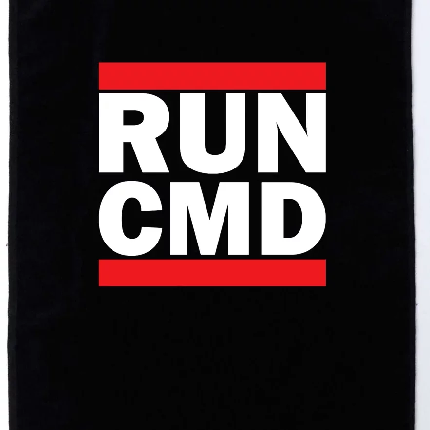 Run Cmd Platinum Collection Golf Towel