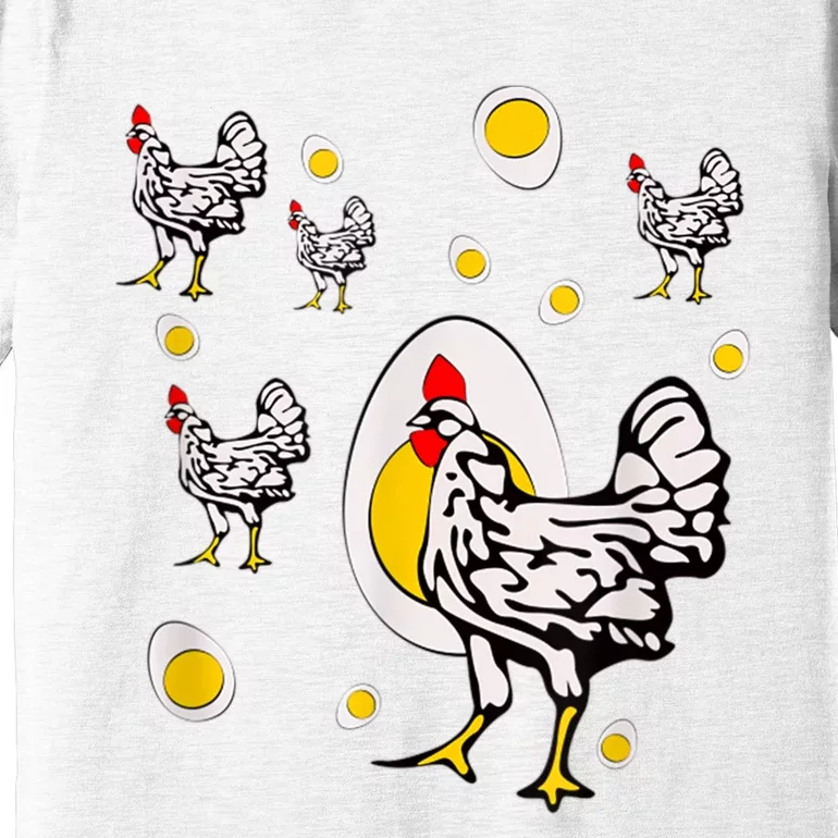 Roseanne Chicken, Retro Chickens Premium T-Shirt