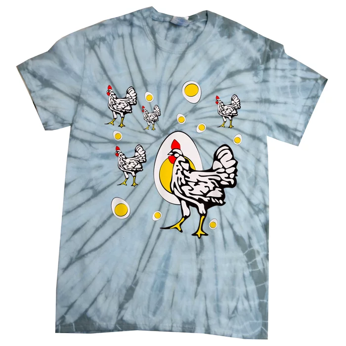 Roseanne Chicken, Retro Chickens Tie-Dye T-Shirt