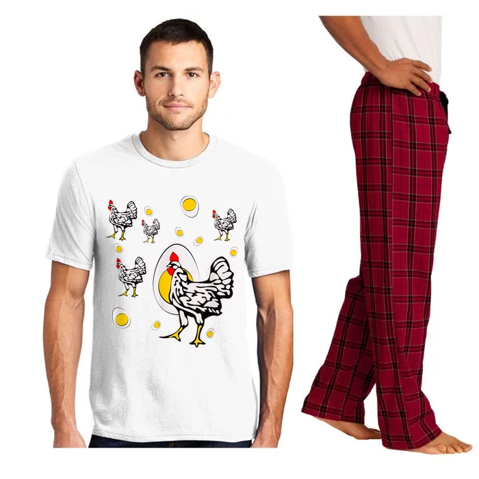 Roseanne Chicken, Retro Chickens Pajama Set