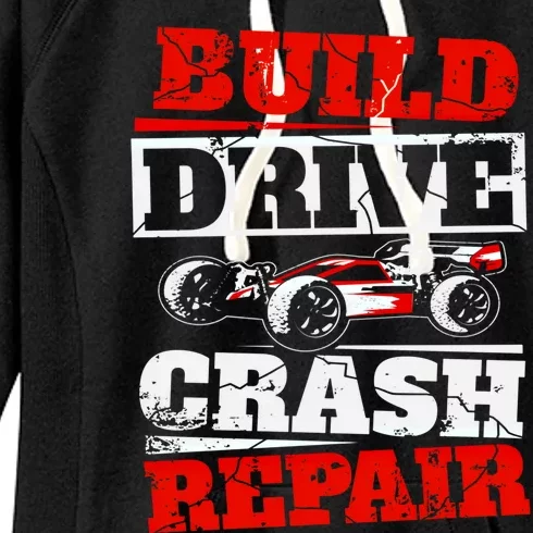 Rc Car Racing Build Drive Crash Repair Remote Control Buggy Gift Women's Fleece Hoodie