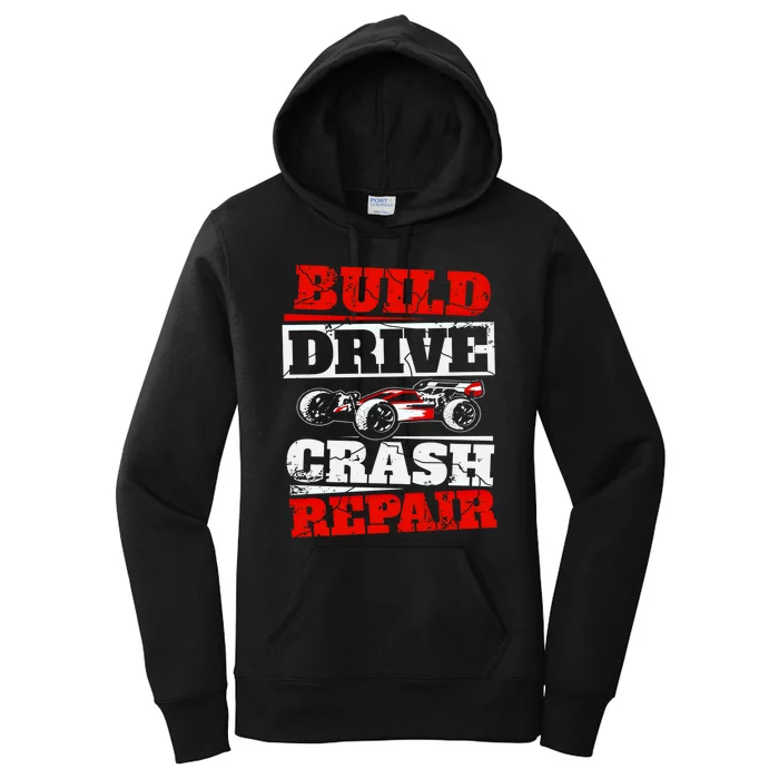 Rc Car Racing Build Drive Crash Repair Remote Control Buggy Gift Women's Pullover Hoodie