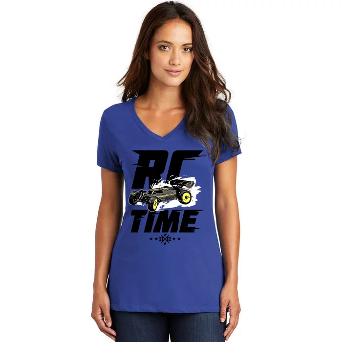 Rc Car Racing Gift For An Rc Racer Gift Women's V-Neck T-Shirt