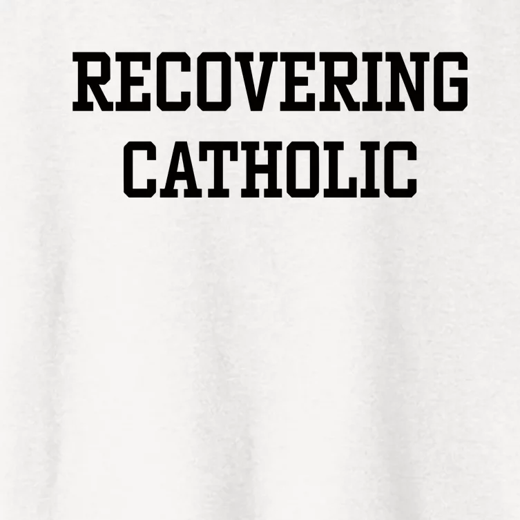 Recovering Catholic Women's Crop Top Tee