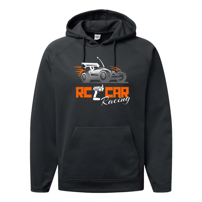 Rc Cars Racing Gift Hobby Performance Fleece Hoodie