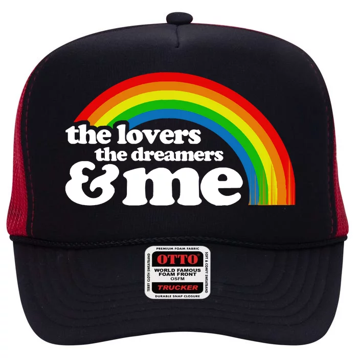 Rainbow Connection High Crown Mesh Trucker Hat