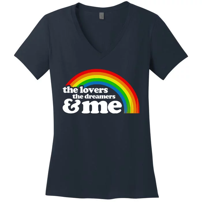 Rainbow Connection Women's V-Neck T-Shirt