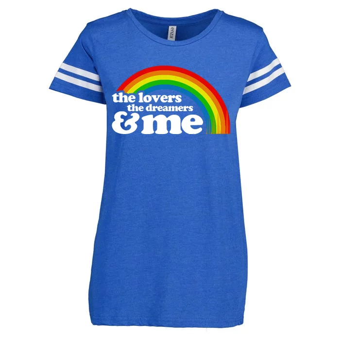 Rainbow Connection Enza Ladies Jersey Football T-Shirt