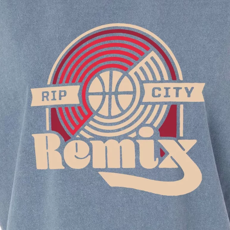 Rip City Remix Fanatics Branded Primary Garment-Dyed Women's Muscle Tee