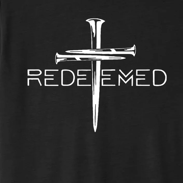 Redeemed Collection Redeemed By The Blood Of Jesus Ephesians 1:7 Front And Back Front & Back ChromaSoft Performance T-Shirt