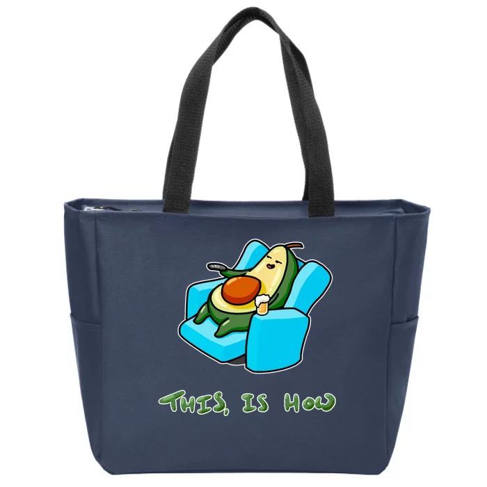 Relaxing Caudo Zip Tote Bag