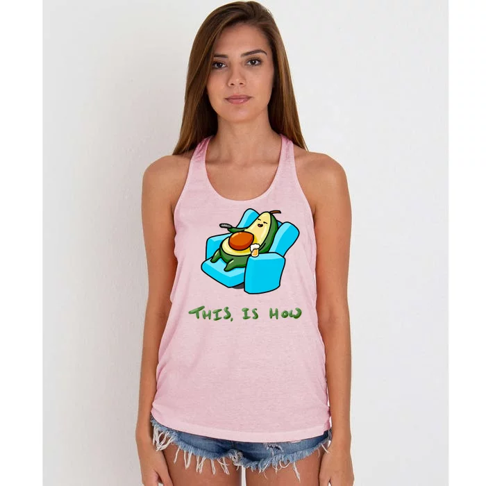 Relaxing Caudo Women's Knotted Racerback Tank