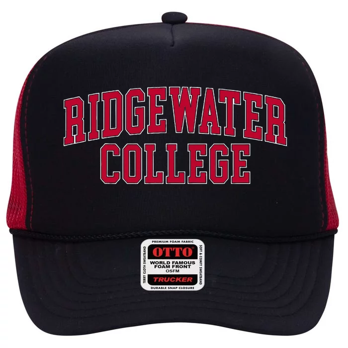 Ridgewater College High Crown Mesh Trucker Hat