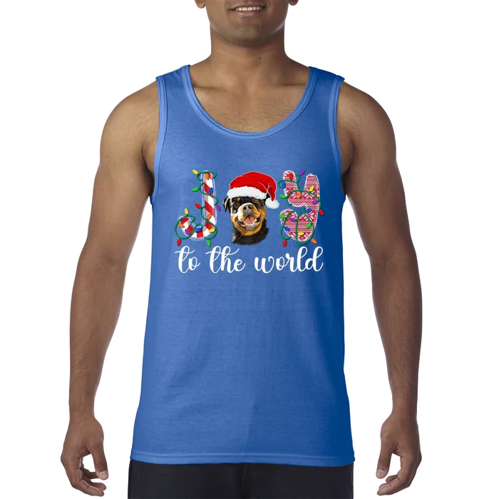 Rottweiler Christmas Rottie Xmas Party Rottweiler Great Gift Tank Top