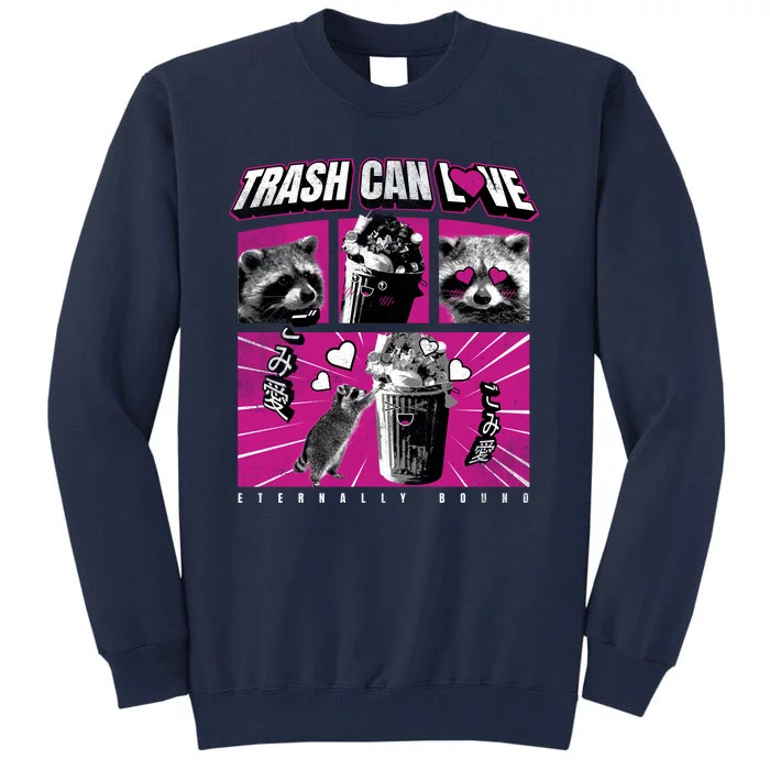 Raccoon Comic Tall Sweatshirt