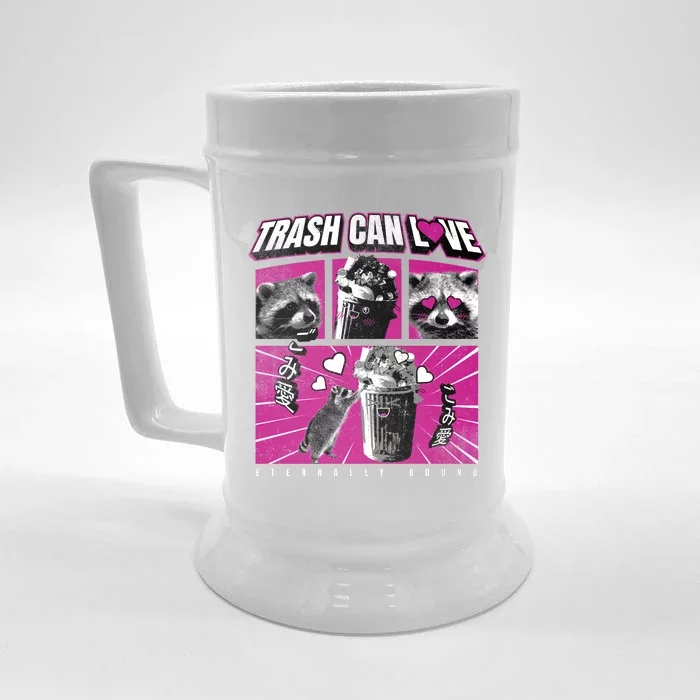 Raccoon Comic Front & Back Beer Stein