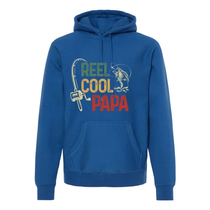 Reel Cool Reel Cool Papa Gift Premium Hoodie