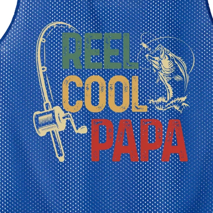 Reel Cool Reel Cool Papa Gift Mesh Reversible Basketball Jersey Tank