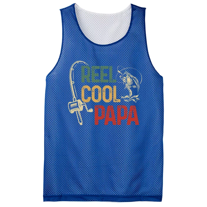 Reel Cool Reel Cool Papa Gift Mesh Reversible Basketball Jersey Tank