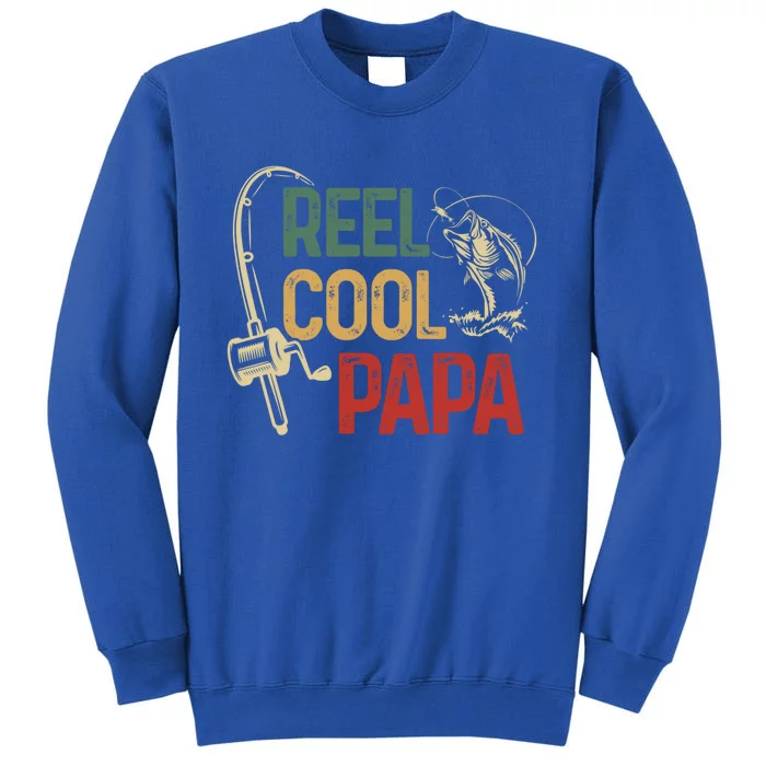 Reel Cool Reel Cool Papa Gift Tall Sweatshirt