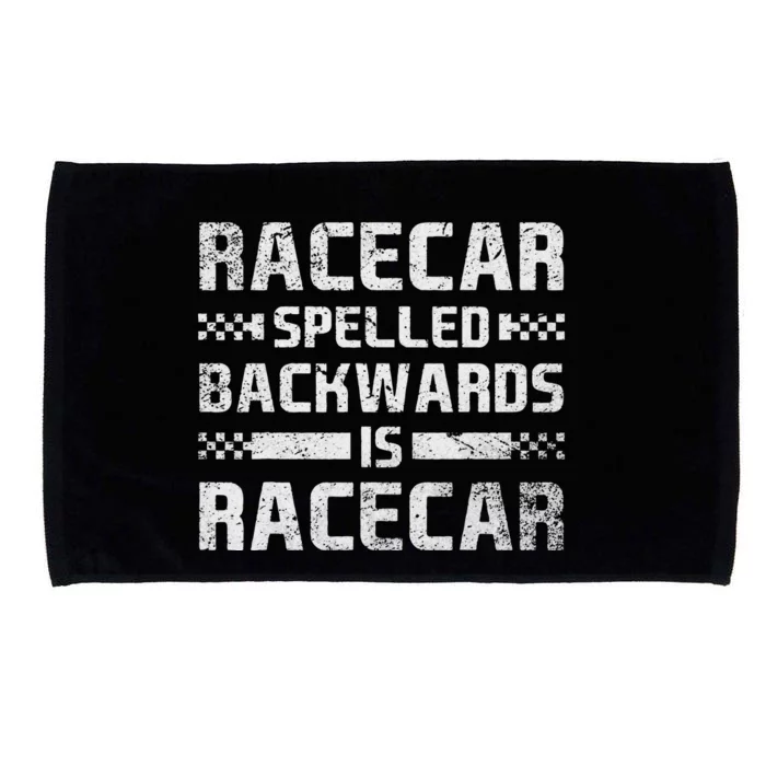 Race Cars Racecar Spelled Backwards Race Car Racing Apparel Microfiber Hand Towel