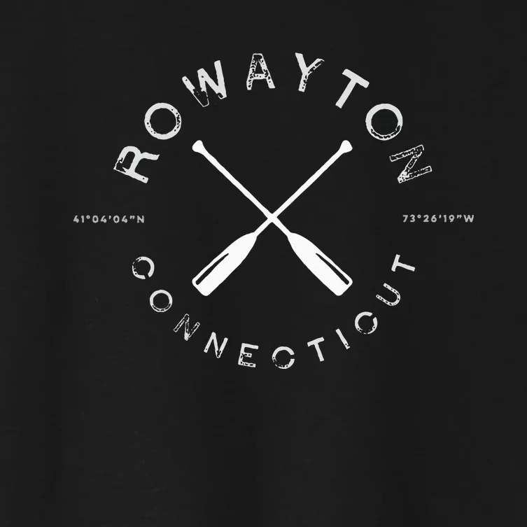 Rowayton Connecticut Women's Crop Top Tee