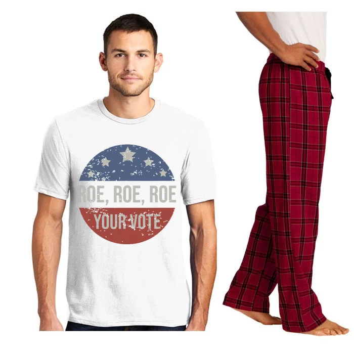 Roe Choice Roe Roe Roe Your Vote Feminist Pajama Set