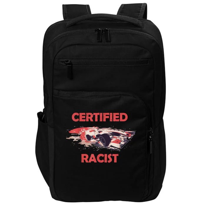 Retro Certified Racist Certified Racer Boost Speedster Impact Tech Backpack