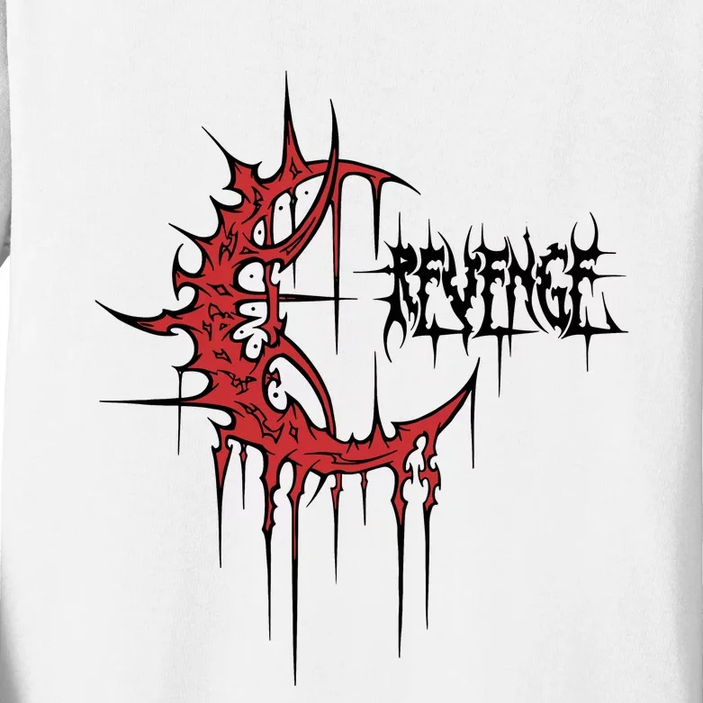 Revenge Crescent Kids Long Sleeve Shirt