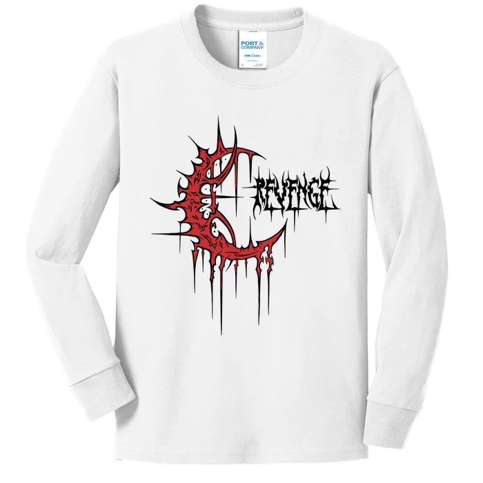 Revenge Crescent Kids Long Sleeve Shirt