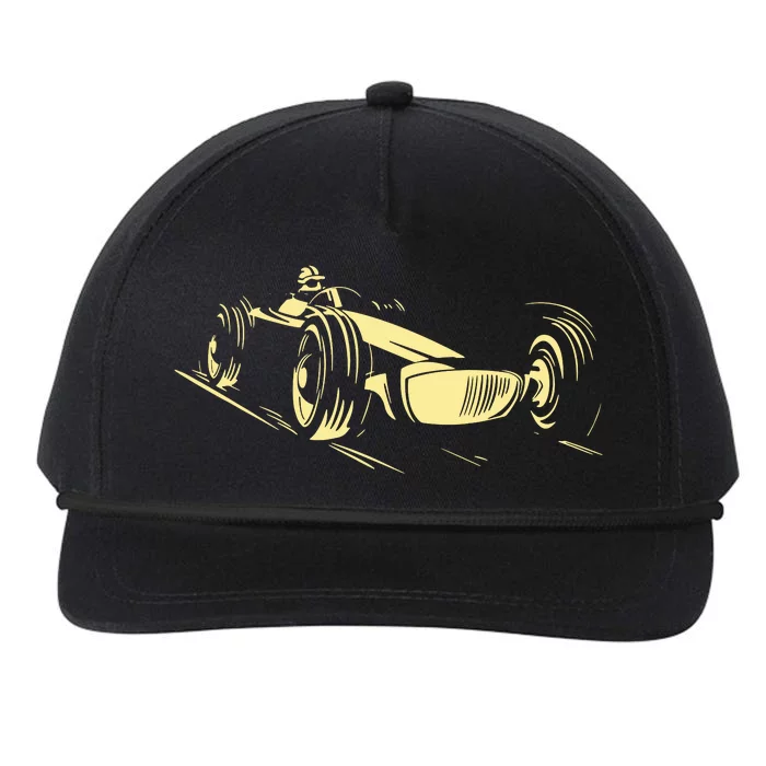 Race Car Snapback Five-Panel Rope Hat